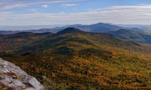 Mountain view in fall